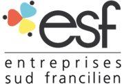 Logo d'ESF, Entreprises Sud Francilien
